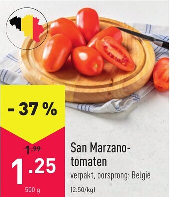 ALDI San Marzano tomaten aanbieding