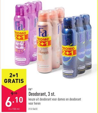 ALDI Deodorant aanbieding