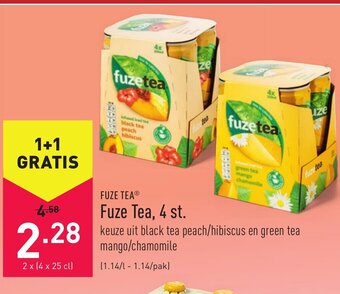 ALDI Fuze Tea aanbieding