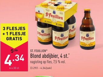 ALDI Blond abdijbier aanbieding