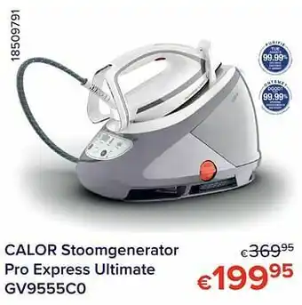 Euroshop Calor stoomgenerator pro express ultimate gv9555c0 aanbieding