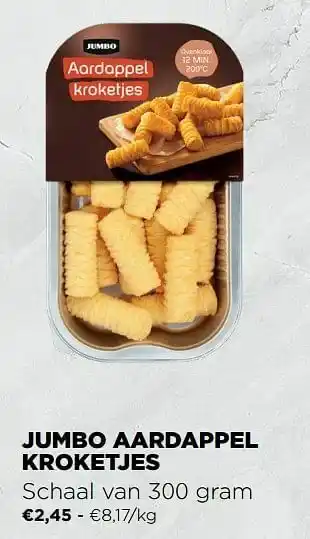 Jumbo aardappel kroketjes