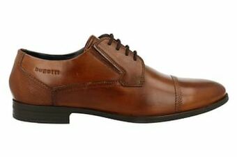 Berca Shoes Bugatti Geklede Veterschoen Heren - Cognac aanbieding