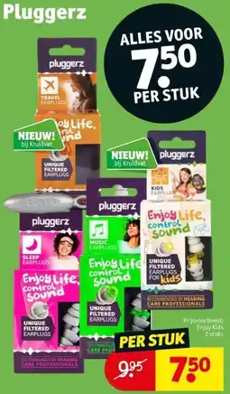 Kruidvat Pluggerz aanbieding