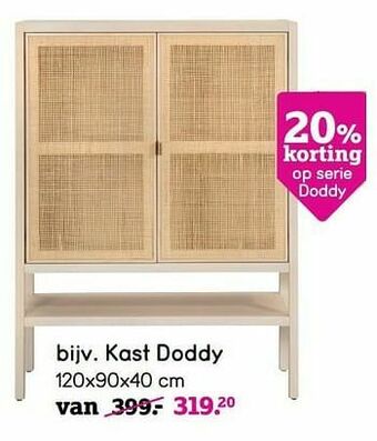 Leen Bakker Kast doddy aanbieding