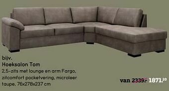 Leen Bakker Hoeksalon tom aanbieding