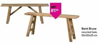 Leen Bakker Bank bruce aanbieding