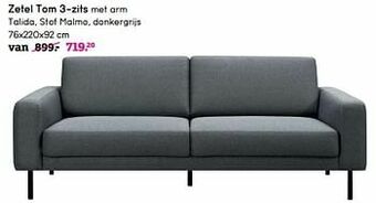 Leen Bakker Zetel tom 3-zits aanbieding