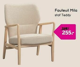 Leen Bakker Fauteuil mila aanbieding