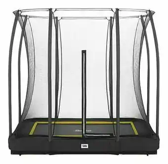 Dreamland Salta inbouwtrampoline met veiligheidsnet Comfort Edition Ground L 2,14 x B 1,53 m zwart aanbieding