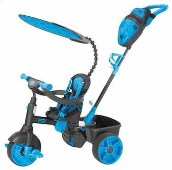 Dreamland Little Tikes driewieler 4-in-1 zwart/blauw aanbieding