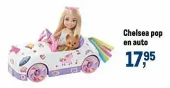 Chelsea pop en auto