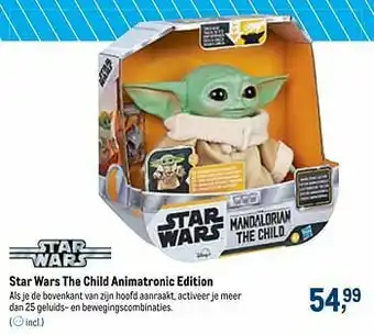 Makro Star wars the child animatronic edition aanbieding