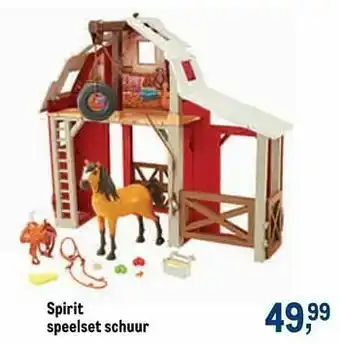 Makro Spirit speelset schuur aanbieding