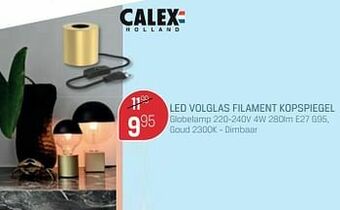 Bouwcenter Frans Vlaeminck Led volglas filament kopspiegel aanbieding
