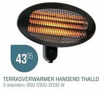 Practo terrasverwarmer hangend thallo