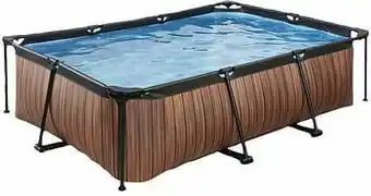 Dreamland EXIT zwembad L 2,2 x B 1,5 x H 0,65 m Wood aanbieding