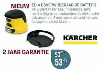 Bouwcenter Frans Vlaeminck Kärcher edi4 ijsverwijderaar op batterij aanbieding