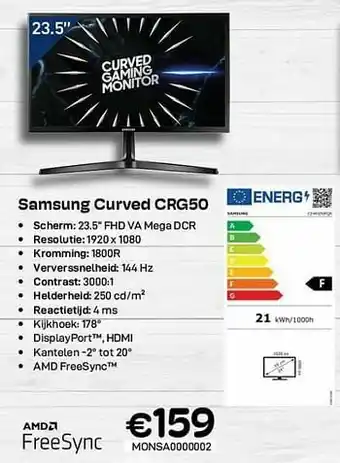CompuDeals Samsung curved crg50 aanbieding