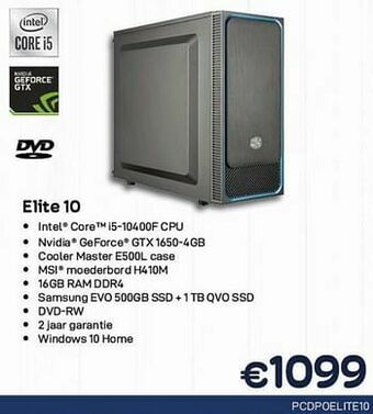 CompuDeals Pointer systems elite 10 aanbieding