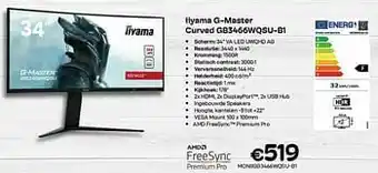 Iiyama g-master curved gb3466wqsu-b1