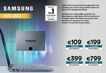 CompuDeals Samsung 870 qvo 1tb ssd aanbieding