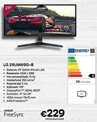 CompuDeals Lg 29um69g-b aanbieding