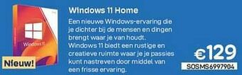 CompuDeals Microsoft windows 11 home aanbieding