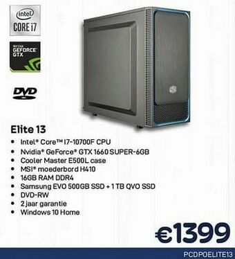 CompuDeals Pointer systems elite 13 aanbieding
