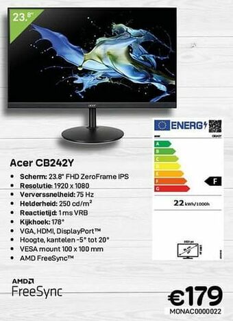 CompuDeals Acer cb242y aanbieding