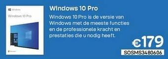 CompuDeals Microsoft windows 10 pro aanbieding