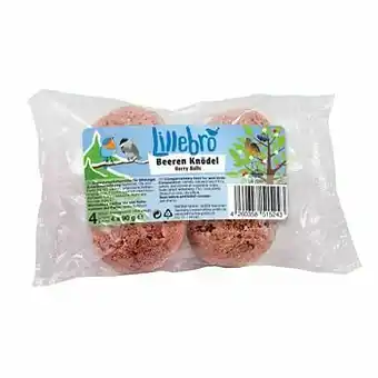 Zooplus 4 stuks à 90g Bessenbollen Lillebro Vogelvoer aanbieding