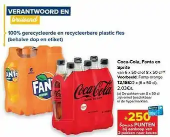 Carrefour Market Fanta orange aanbieding