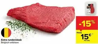 Carrefour Market Extra rundersteak aanbieding