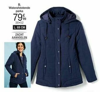 Damart Waterafstotende parka aanbieding