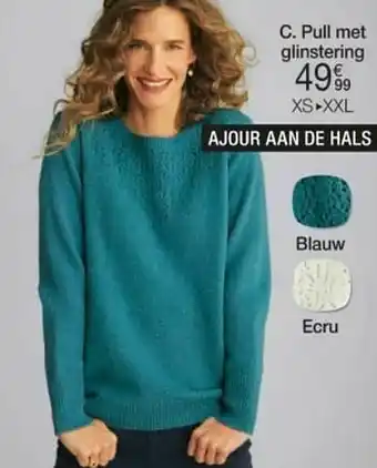 Damart Pull met glinstering aanbieding