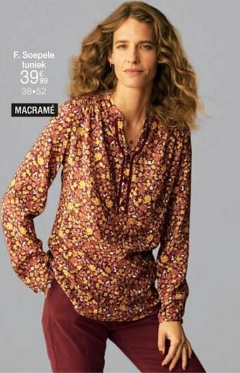Damart Soepele tuniek aanbieding