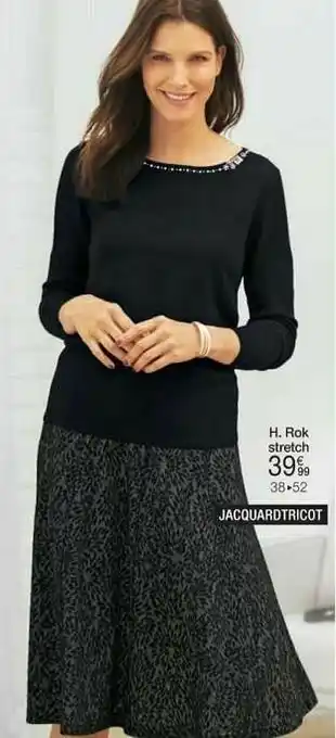 Damart Rok stretch aanbieding