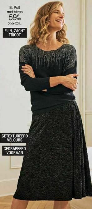 Damart Pull met stras aanbieding