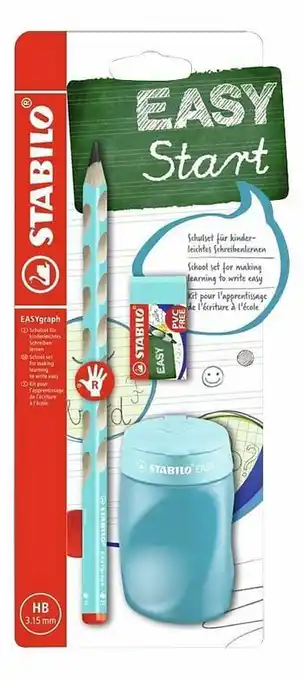 Dreamland STABILO set EASYgraph voor rechtshandigen blauw aanbieding