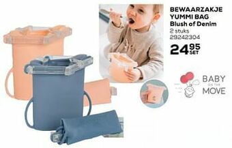 Bewaarzakje yummi bag blush of denim