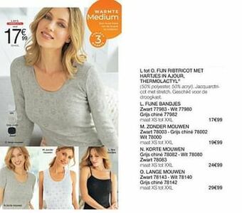 Damart Fijne bandjes aanbieding