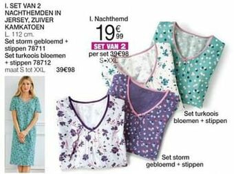 Damart Nachthemd aanbieding