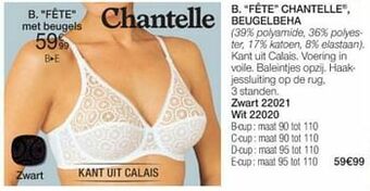 Damart Fête chantelle beugelbeha aanbieding