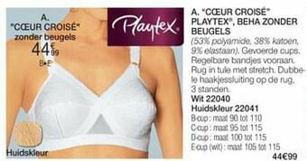 Damart Coeur croisé playtex beha zonder beugels aanbieding