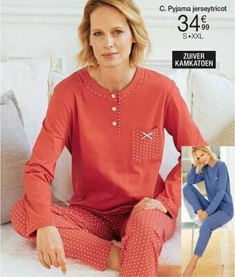 Damart Pyjama jerseytricot aanbieding