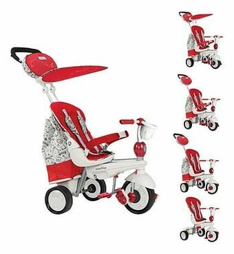Dreamland smarTrike driewieler 5-in-1 Dazzle rood/wit aanbieding