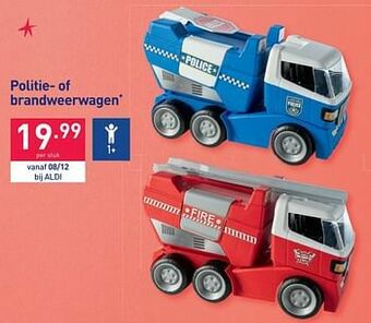 Politie- of brandweerwagen