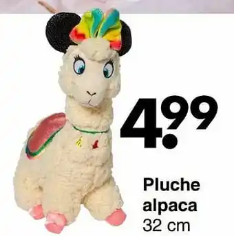 Wibra Pluche alpaca aanbieding
