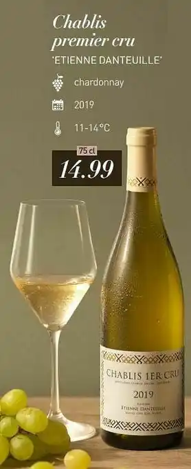 ALDI Chablis premier cru etienne danteuille aanbieding